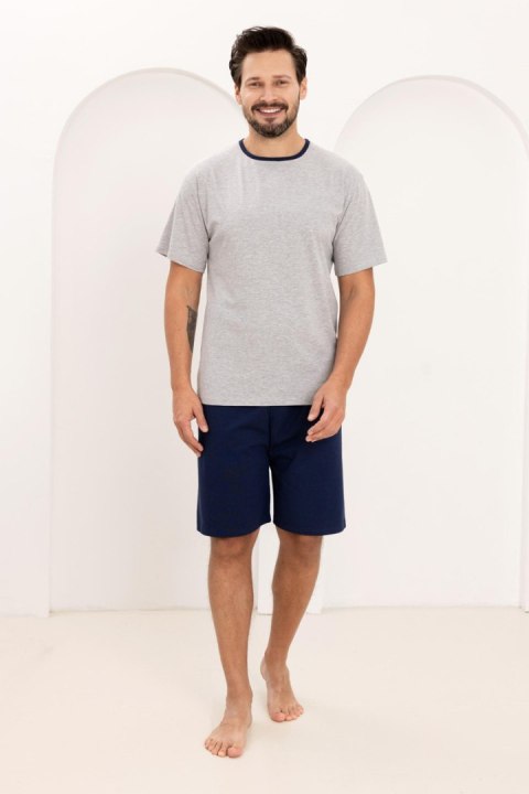 PIŻAMA MĘSKA 508 BIG W/26 - TURKUSOWY, 2XL, 2 REGINA