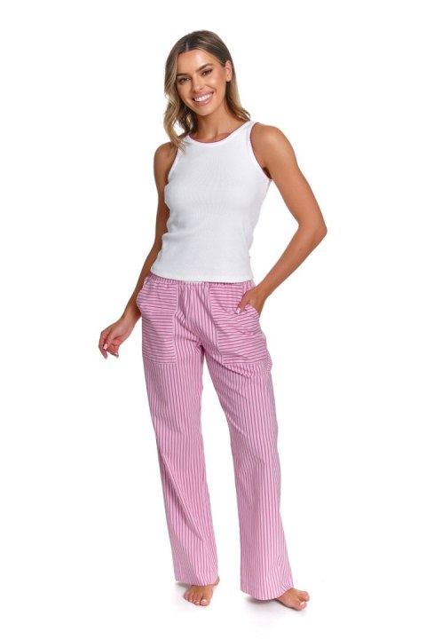 PIŻAMA DAMSKA PM.7425 - MIAMI_PINK, XL DOCTOR NAP