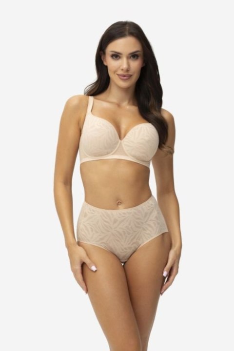 Bikini Wysokie Fuller - BEŻ, XL GATTA BODYWEAR