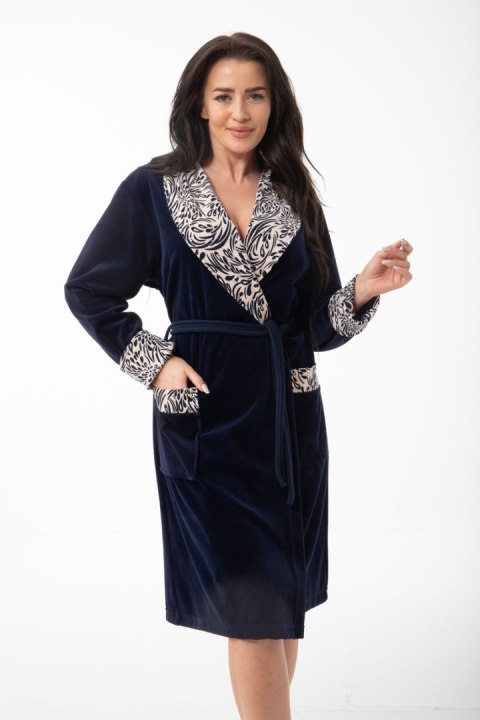 SZLAFROK DAMSKI FR-413 - BEŻ, 3XL, 1 DOROTA