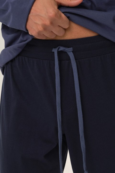 PIŻAMA MĘSKA JUMPER 41904 AW24 - NIEBIESKI-GRANAT, 2XL HENDERSON
