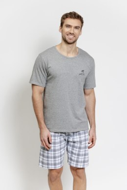 3583 PIŻAMA MĘSKA ELIOT S-2XL - CIEMNY MELANŻ, 2XL TARO