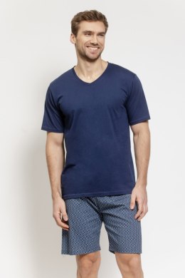 3587 PIŻAMA MĘSKA OTTO 2XL-3XL - GRANAT, 2XL TARO