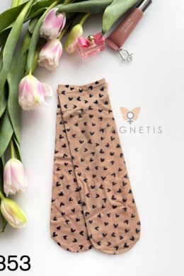 SKARPETKA WZR 353 - BEIGE, UNI MAGNETIS