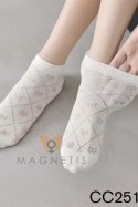 SKARPETKA APLIKACJA CC-251102 - BIANCO, UNI MAGNETIS