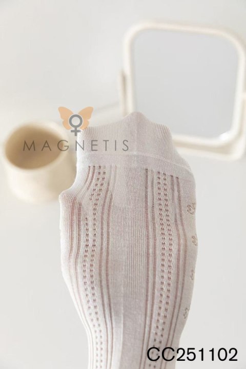 SKARPETKA APLIKACJA CC-251102 - BIANCO, UNI MAGNETIS
