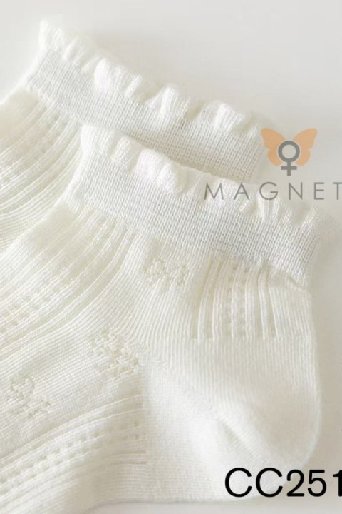 SKARPETKA APLIKACJA CC-251102 - BIANCO, UNI MAGNETIS