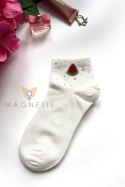 SKARPETKA APLIKACJA QR251116 01 - BIANCO, UNI MAGNETIS