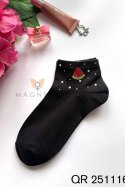 SKARPETKA APLIKACJA QR251116 04 - NERO, UNI MAGNETIS