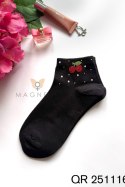 SKARPETKA APLIKACJA QR251116 05 - NERO, UNI MAGNETIS