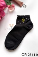 SKARPETKA APLIKACJA QR251116 06 - NERO, UNI MAGNETIS