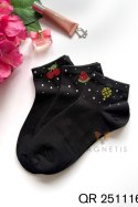 SKARPETKA APLIKACJA QR251116 06 - NERO, UNI MAGNETIS