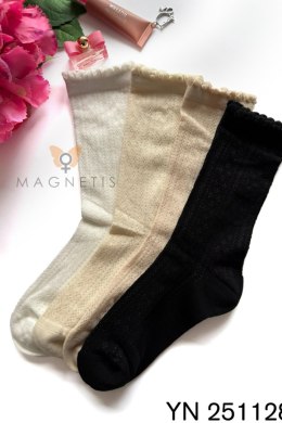 SKARPETKA APLIKACJA YN-251128 - BIANCO, UNI MAGNETIS