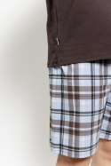 3578 PIŻAMA MĘSKA MARCELLO M-2XL - BRĄZOWY, 2XL, 1 TARO