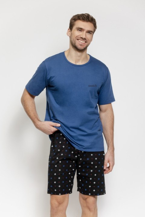 3580 PIŻAMA MĘSKA MATTEO M-2XL - JEANS, XL, 1 TARO