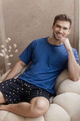 3580 PIŻAMA MĘSKA MATTEO M-2XL - JEANS, XL, 1 TARO