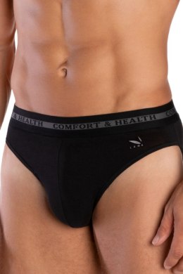 SLIPY MĘSKIE M-BAM890SD 2-PACK - CZARNY-SZARY, XL LAMA