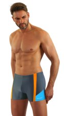 BOKSERKI KĄPIELOWE MĘSKIE BD 379 - CZARNY, XXL, 379 SESTO SENSO