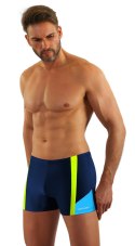 BOKSERKI KĄPIELOWE MĘSKIE BD 379 - CZARNY, XXL, 379 SESTO SENSO