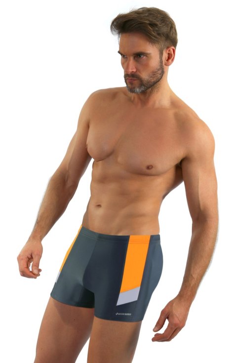 BOKSERKI KĄPIELOWE MĘSKIE BD 381 - CZARNY, XL, 381 SESTO SENSO
