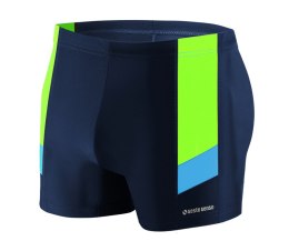 BOKSERKI KĄPIELOWE MĘSKIE BD 381 - GRANAT, XXL, 381 SESTO SENSO