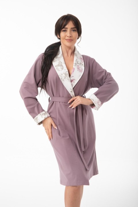 SZLAFROK DAMSKI FR-419 - CAPPUCCINO, L, 1 DOROTA