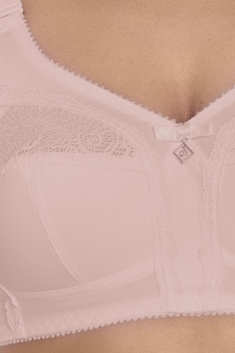 BIUSTONOSZ 585/BRASSIERE IRENA :70-95-RÓŻ - PORCELANOWA RÓŻA, 95 D VIKI