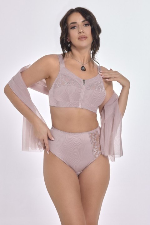 BIUSTONOSZ 586/BRASSIERE ZUZA 1 GŁADKI: 80-95 - KWARCOWY RÓŻ, 90 J VIKI