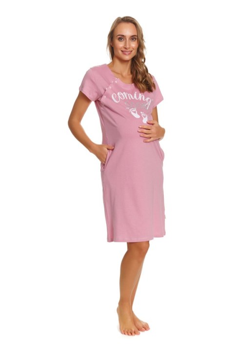 KOSZULA DAMSKA TCB.7459 - BLUSH_ROSE, M DOCTOR NAP