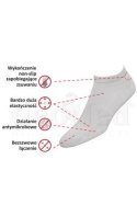 Skarp. MINI BAMBOO SILVER non-slip - BIAŁY, 43-46 JJW