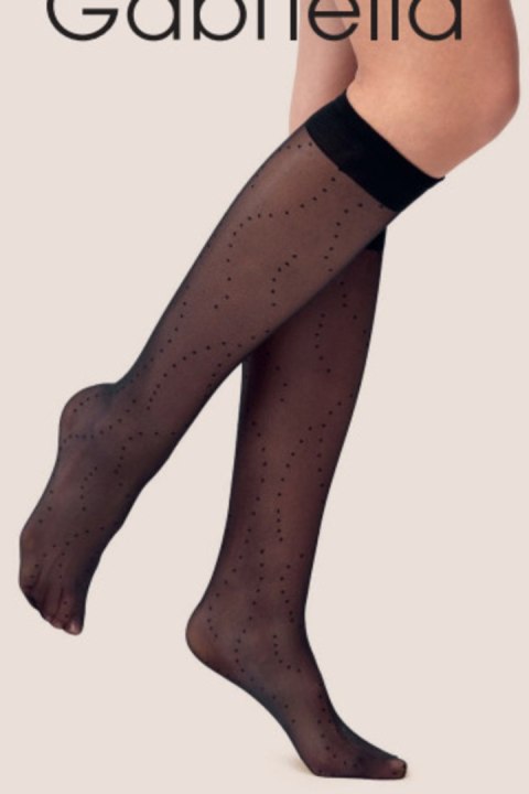 PODKOLANÓWKA - KNEE HIGH AGNA - NERO, UNI GABRIELLA