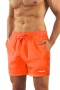 SZORTY PLAŻOWE MĘSKIE P1367 - ORANGE, 2XL SESTO SENSO