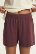 PIŻAMA DAMSKA EVIKA 44464 SS26 - ECRU-BURGUND, M HENDERSON LADIES