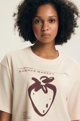 PIŻAMA DAMSKA EVIKA 44474 SS26 - RÓŻOWY-BURGUND, XL HENDERSON LADIES