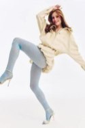 Rajstopy cienkie - wzr SAVANA - BLUE, 2 GABRIELLA