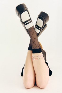 SKARPETKI - SOCKS FLER - CREAM, UNI GABRIELLA