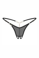 Oxaria stringi otwarte - CZARNY, L/XL OBSESSIVE