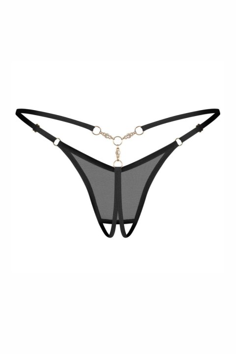 Oxaria stringi otwarte - CZARNY, S/M OBSESSIVE