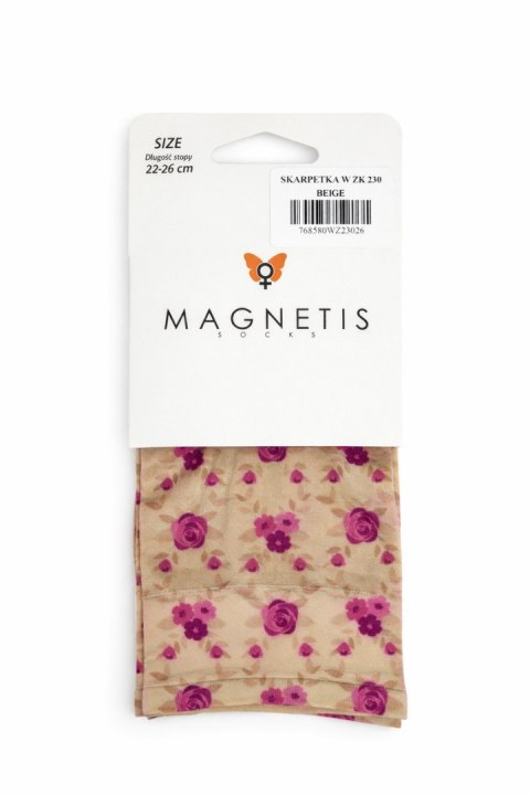 SKARPETKA WZR 230 - BEIGE, UNI MAGNETIS