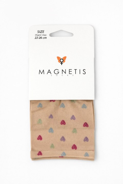 SKARPETKA WZR 231 - BEIGE, UNI MAGNETIS