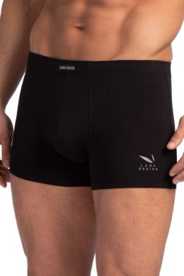 SZORTY MĘSKIE M-BAM893SZ 2-PACK 3XL-4XL - CZARNY-GRAFITOWY, XXXL LAMA