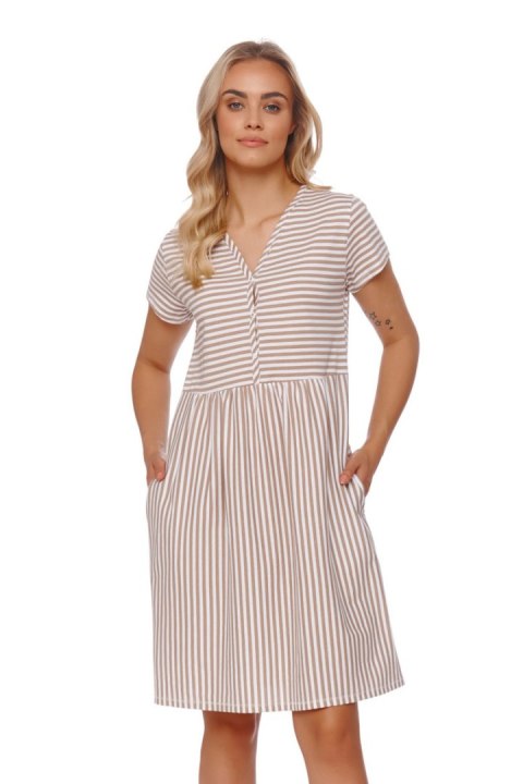 KOSZULA DAMSKA TCB.9928 - STRIPES, XL DOCTOR NAP