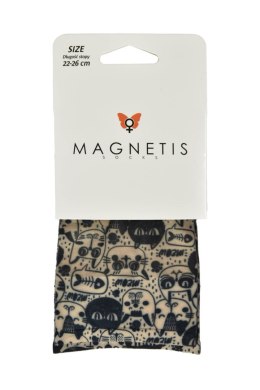 SKARPETKA WZR 234 - BEIGE, UNI MAGNETIS