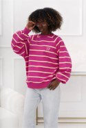 BLUZA VELIA - CZEKOLADA - ŁOSOŚ, S, CZEK-LOS OFF PINK