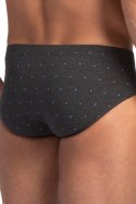 SLIPY MĘSKIE CLASIC M-1077CL 2PACK - GRANATOWY-SZARY, XL LAMA