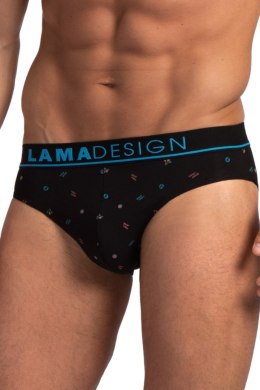 SLIPY MĘSKIE STANDARD M-1067SD 2PACK - CZARNY-NIEBIESKI, XXL LAMA