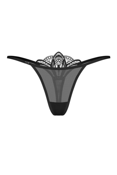 Ezmee stringi - CZARNY, 2XL/3XL OBSESSIVE