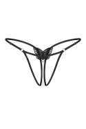 Isseme stringi otwarte - CZARNY, L/XL OBSESSIVE