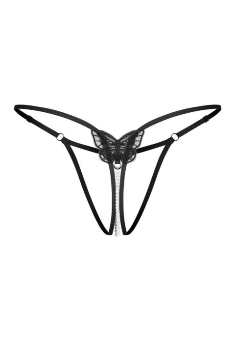 Isseme stringi otwarte - CZARNY, S/M OBSESSIVE