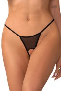 Zaliya stringi otwarte - CZARNY, L/XL OBSESSIVE